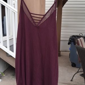 Strappy mesh AE tank